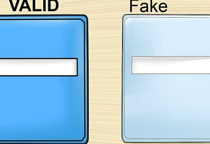 valid and fake cert