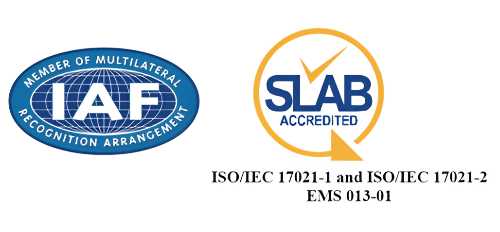 ISO 14001 Accreditation logo - خانه - English